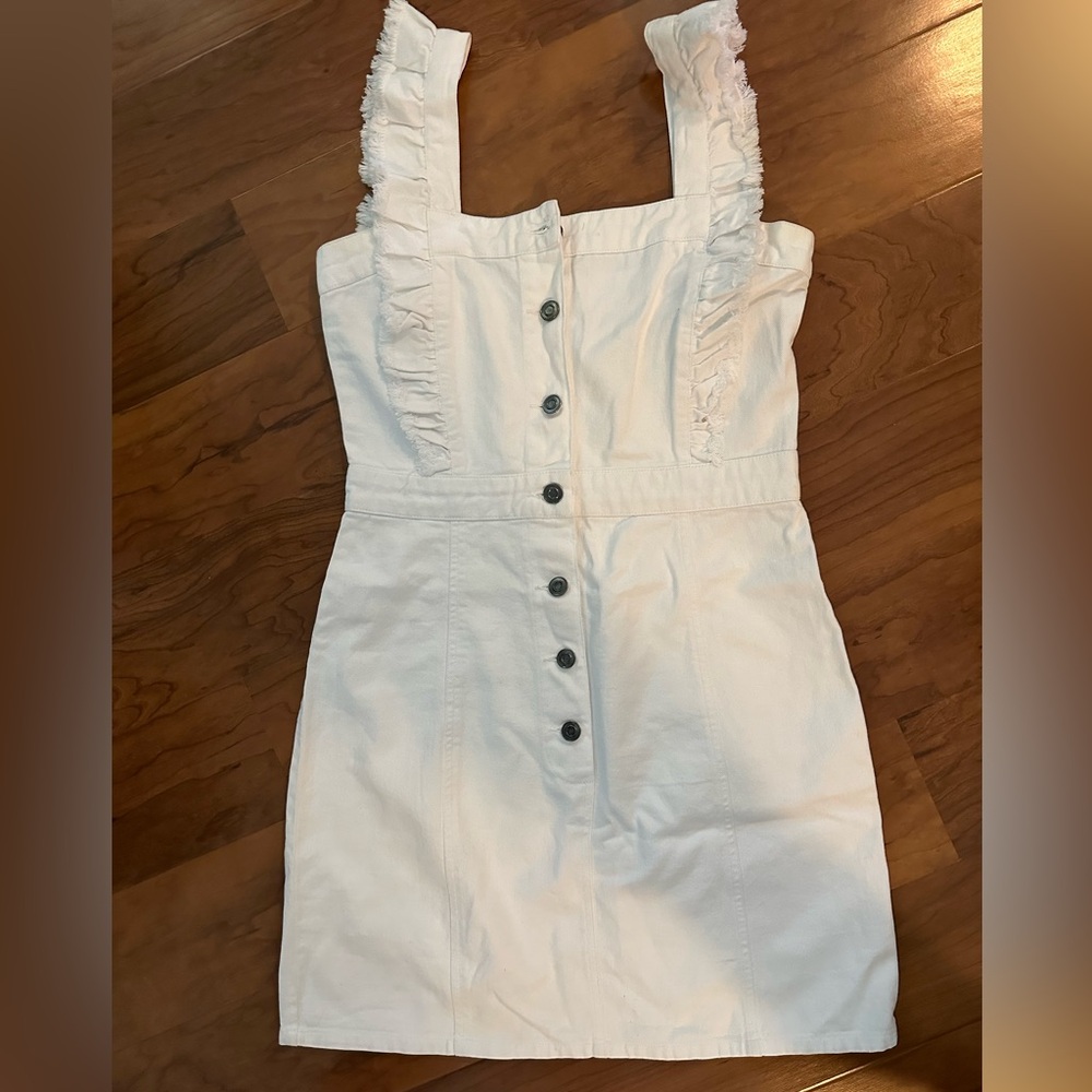 Women’s White Denim Dress